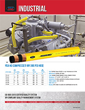 YCA HD compressed air 300 psi hose product spec sheet thumbnail